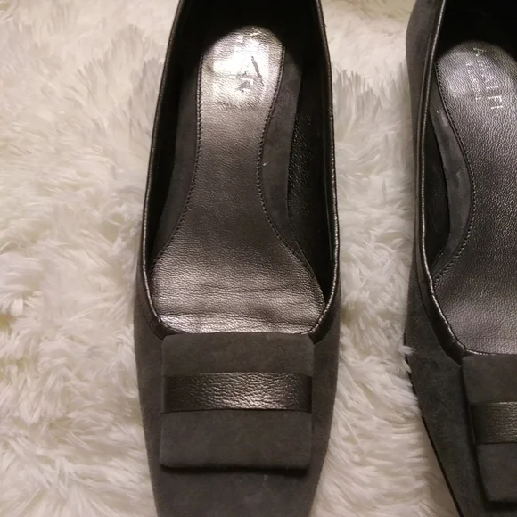 Amalfi Gray Suede Shoes - Picture 2 of 9